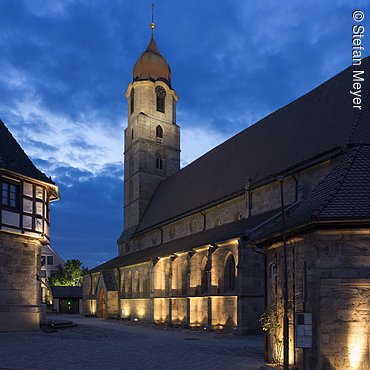 Langenzenn, Stadtkirche und Heimatmuseum bei „Langenzenn leuchtet”