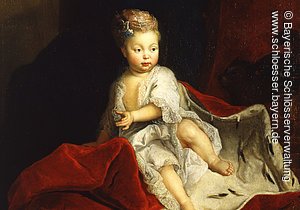Markgräfin Wilhelmine von Brandenburg-Bayreuth als zweijähriges Kind, Neues Schloss, Bayreuth