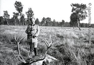 Kaiser Wilhelm II. auf der Jagd