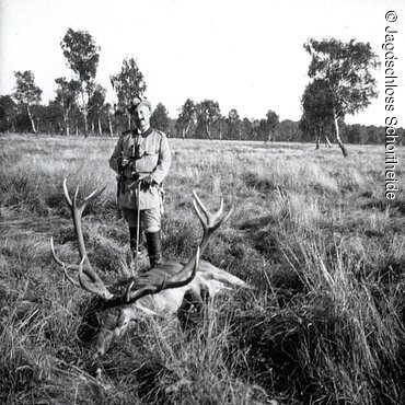 Kaiser Wilhelm II. auf der Jagd