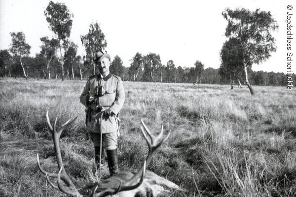 Kaiser Wilhelm II. auf der Jagd