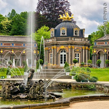 Wasserspiele Obere Grotte Eremitage (Bayreuth, Fichtelgebirge)