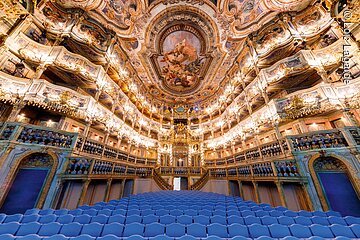 UNESCO-Welterbe Markgräfliches Opernhaus (Bayreuth, Fichtelgebirge)
