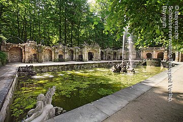 Bayreuth, Eremitage, Altes Schloß, Untere Grotte