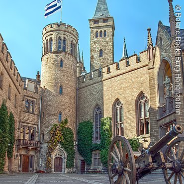 Burghof, Burg Hohenzollern