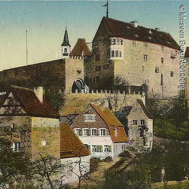 Postkarte „Hohenzollernschloss” Abenberg