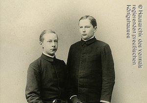 Friedrich Henning 1897, Kronprinz Wilhelm und Prinz Eitel Friedrich von Preußen, Burg Hohenzollern