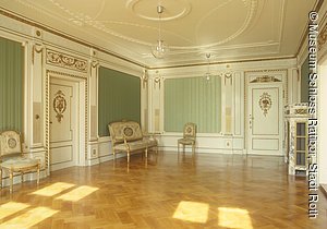 Musikzimmer, Schloss Ratibor, Roth