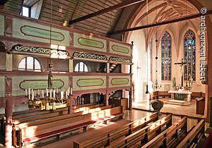 Emporen, Laurentiuskirche, Roßtal