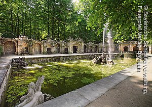 Eremitage, Altes Schloss, Untere Grotte, Bayreuth