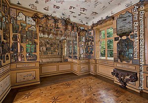Eremitage, Altes Schloss, Chinesisches Spiegelkabinett, Bayreuth