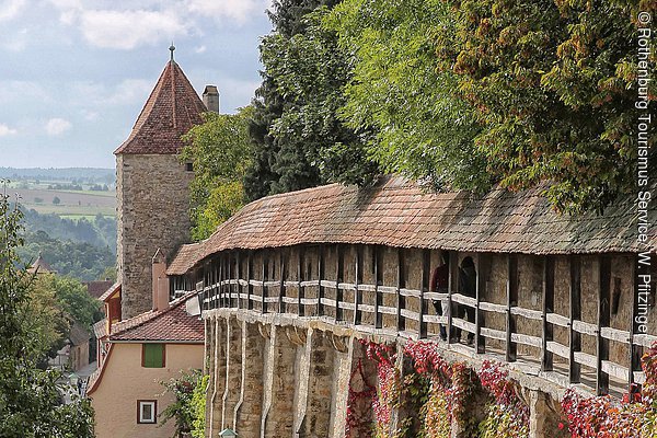 Stadtmauer, Rothenburg ob der Tauber