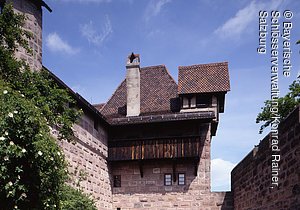 Burgamtmannswohnung und Vestnertor, Kaiserburg Nürnberg