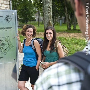 Infostele Wülzburg (Weißenburg, Naturpark Altmühltal)