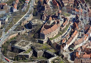 Luftbild Kaiserburg (Nürnberg, Städteregion Nürnberg)
