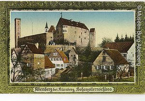 Postkarte „Hohenzollernschloss” Abenberg