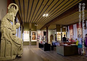 Blick in die Dauerausstellung „Kaiser-Reich-Stadt”, Kaiserburg Nürnberg