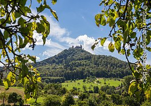 Blick zur Burg Hohenzollern (Hechingen)