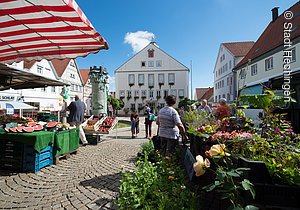 Rathaus mit Marktplatz (Hechingen)