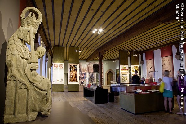 Blick in die Dauerausstellung „Kaiser-Reich-Stadt”, Kaiserburg Nürnberg