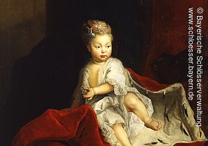 Markgräfin Wilhelmine von Brandenburg-Bayreuth als zweijähriges Kind, Neues Schloss, Bayreuth