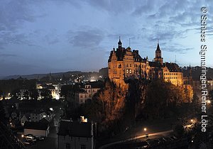 Mühlberg bei Nacht (Schloss Sigmaringen)