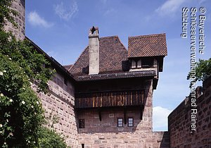 Burgamtmannswohnung und Vestnertor, Kaiserburg Nürnberg