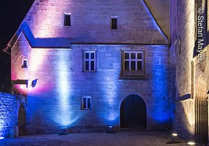 Langenzenn, Kloster bei Nacht