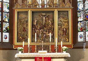 Altar der Stadtkirche St. Johannes, Neustadt a.d.Aisch