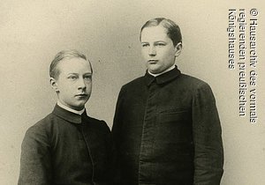 Friedrich Henning 1897, Kronprinz Wilhelm und Prinz Eitel Friedrich von Preußen, Burg Hohenzollern