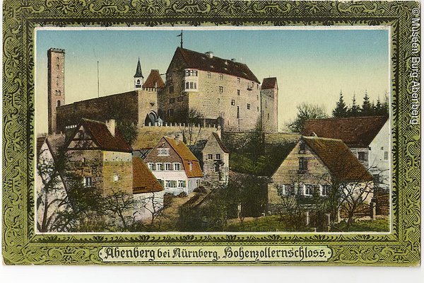 Postkarte „Hohenzollernschloss” Abenberg