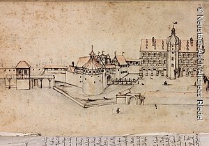 Schnizzer-Chronik von 1708, Neues und Altes Schloss (Neustadt a.d.Aisch, Steigerwald)