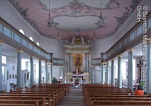 Innenraum der Schlosskirche, Bayreuth