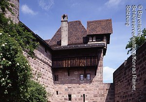 Burgamtmannswohnung und Vestnertor, Kaiserburg Nürnberg