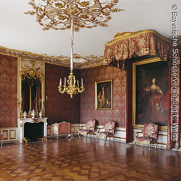 Audienzzimmer des Markgrafen in der Residenz (Ansbach, Romantisches Franken)