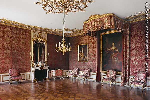 Audienzzimmer des Markgrafen in der Residenz (Ansbach, Romantisches Franken)