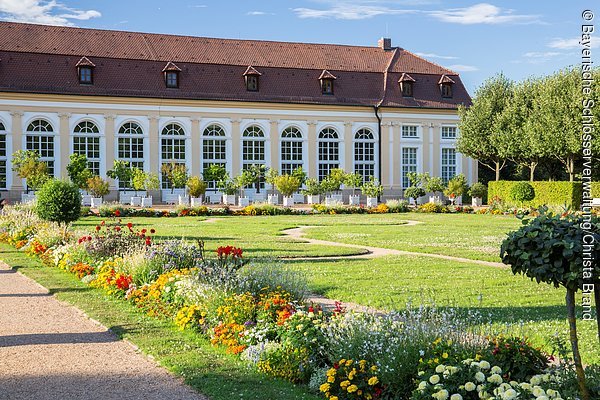 Orangerie mit Hofgarten (Ansbach, Romantisches Franken)