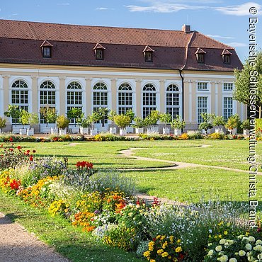 Orangerie mit Hofgarten (Ansbach, Romantisches Franken)