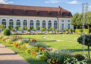 Orangerie mit Hofgarten (Ansbach, Romantisches Franken)