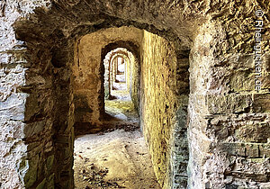 Ruinengänge der Burg Rheinfels, St. Goar